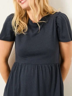 FatFace Navy Josie Jersey Dress