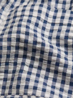 FatFace Nell Navy Gingham Shorts