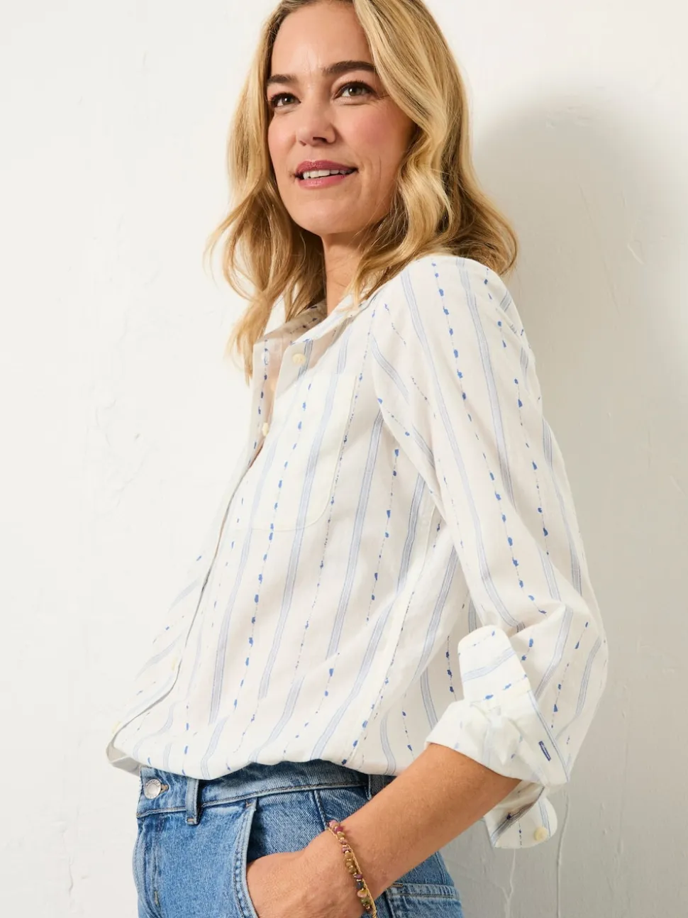 FatFace Olivia Ivory Shirt