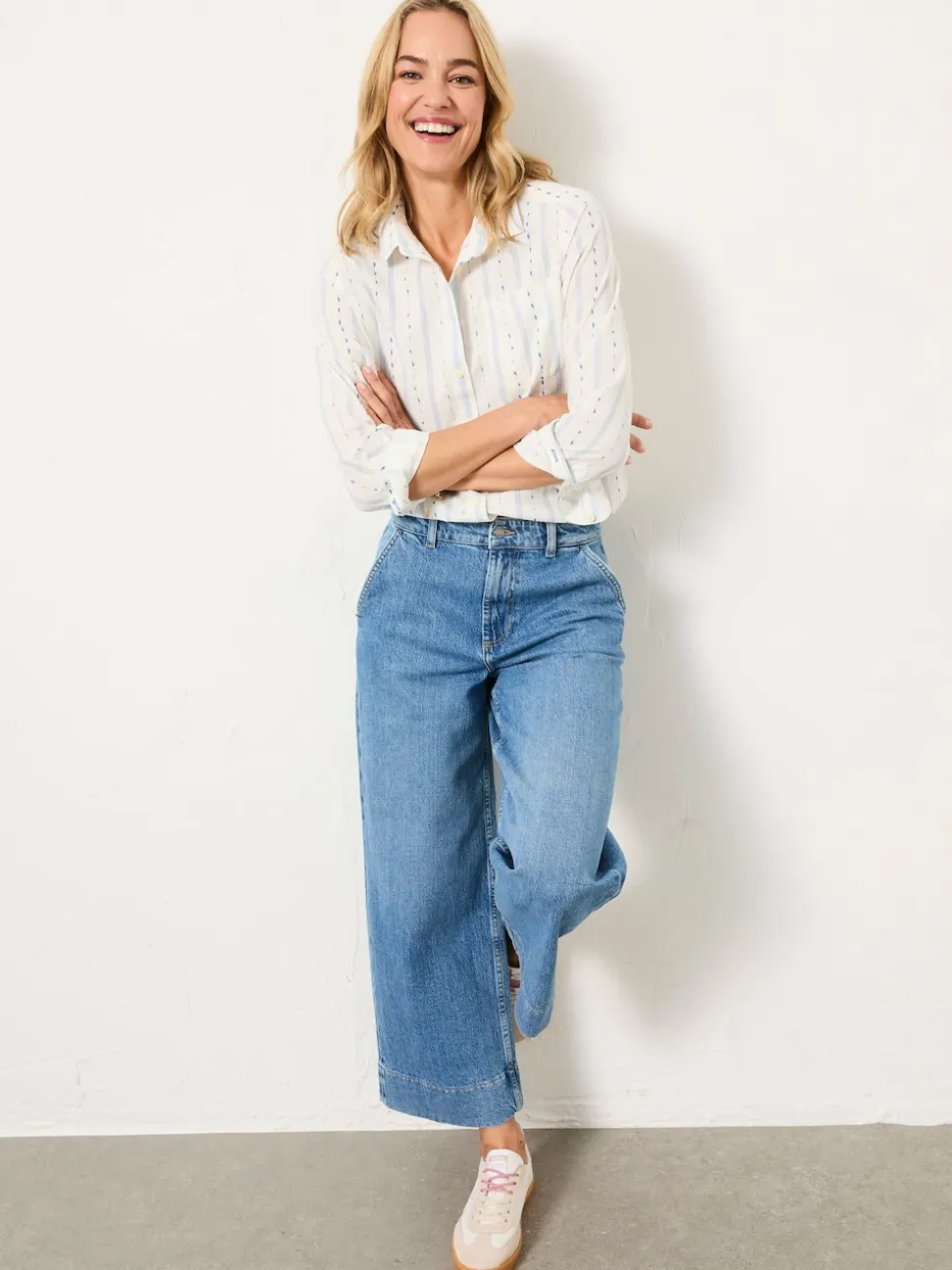 FatFace Olivia Ivory Shirt