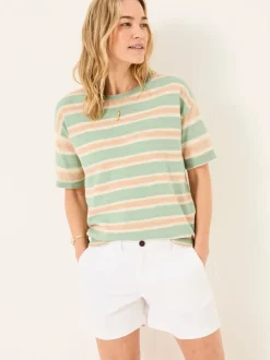 FatFace Padstow White Chino Shorts