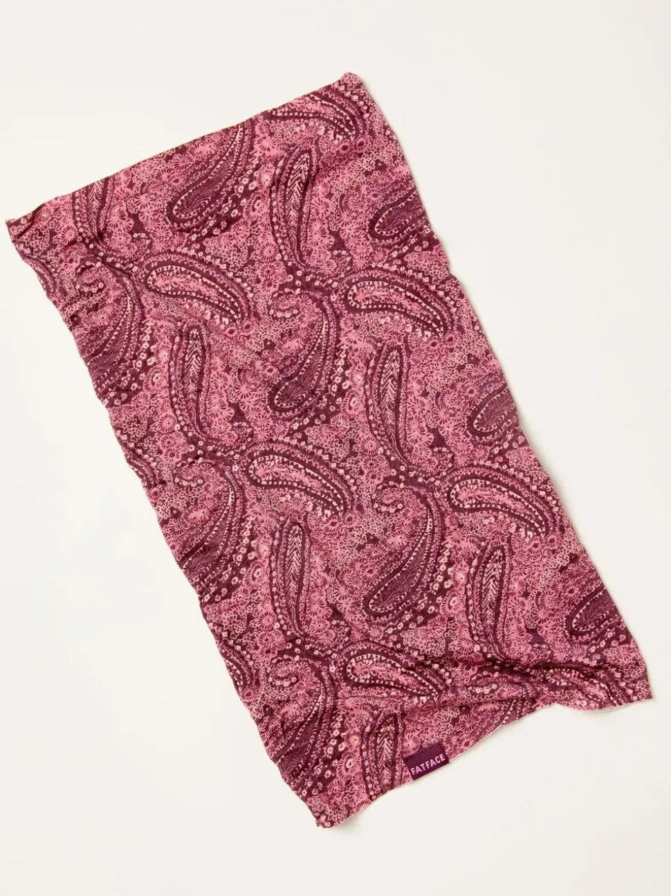 FatFace Pink Paisley Print Multi Snood