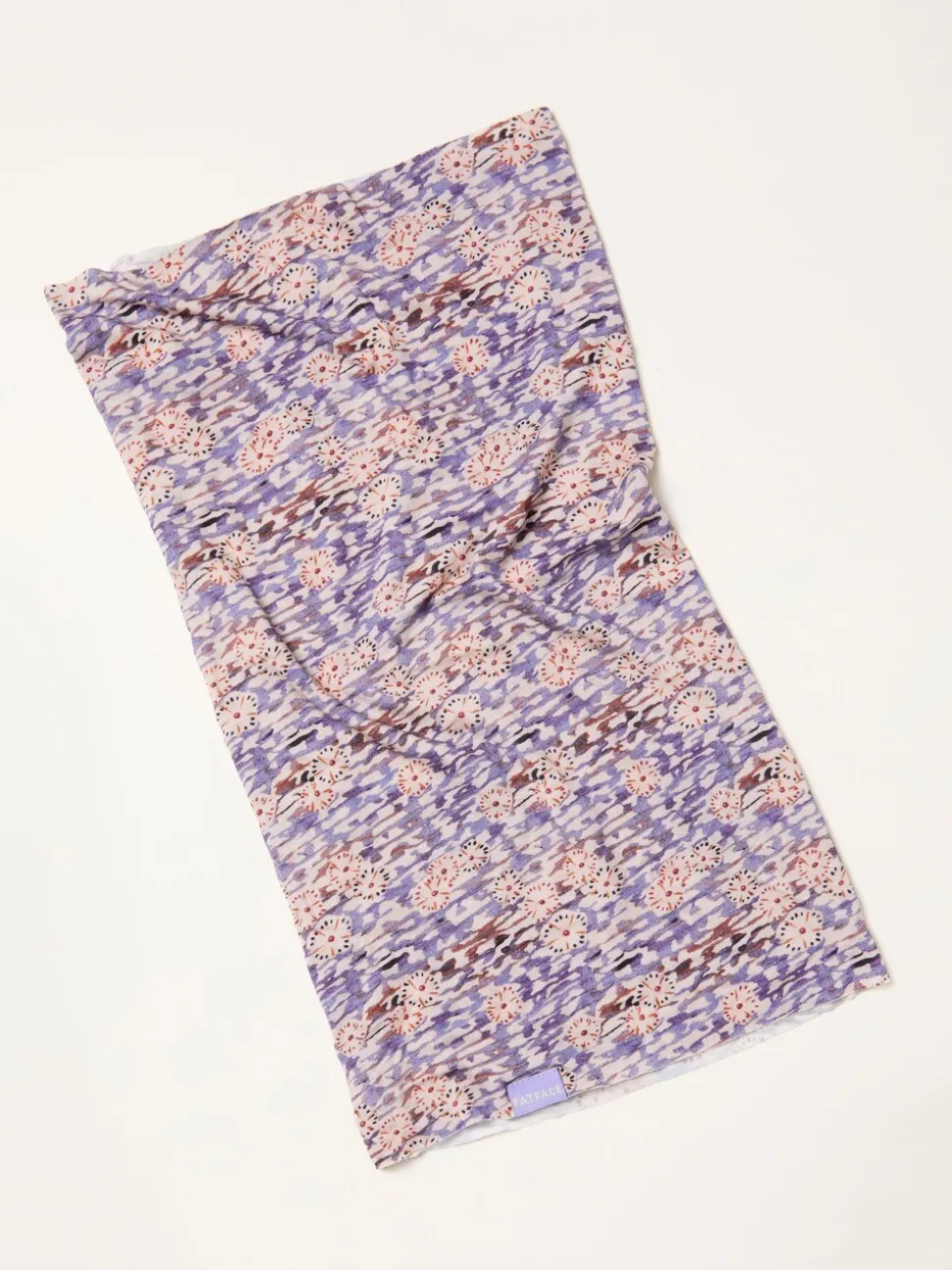FatFace Purple Oriental Floral Print Multi Snood