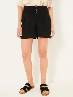 FatFace Rylee Black Flippy Shorts