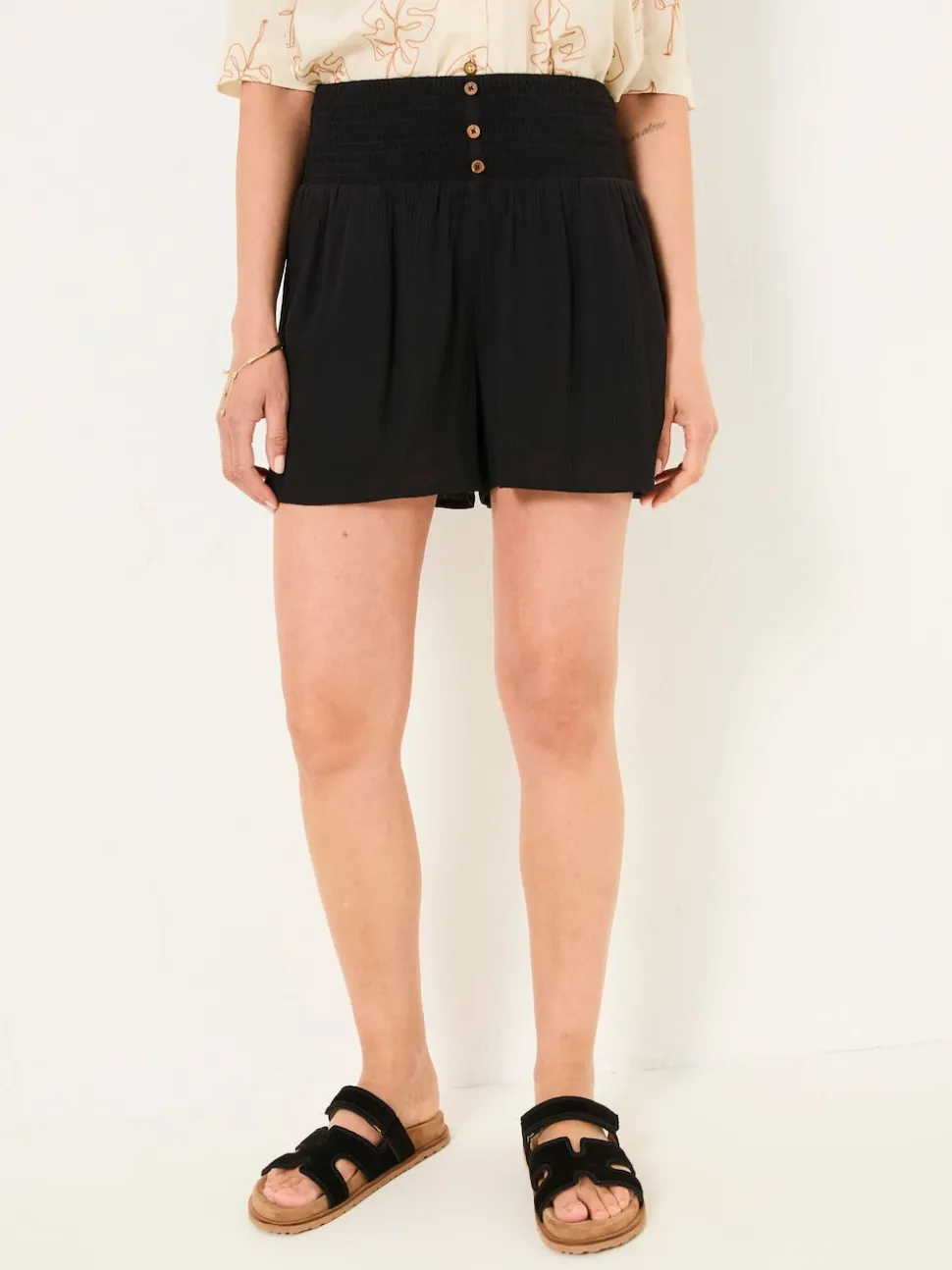 FatFace Rylee Black Flippy Shorts