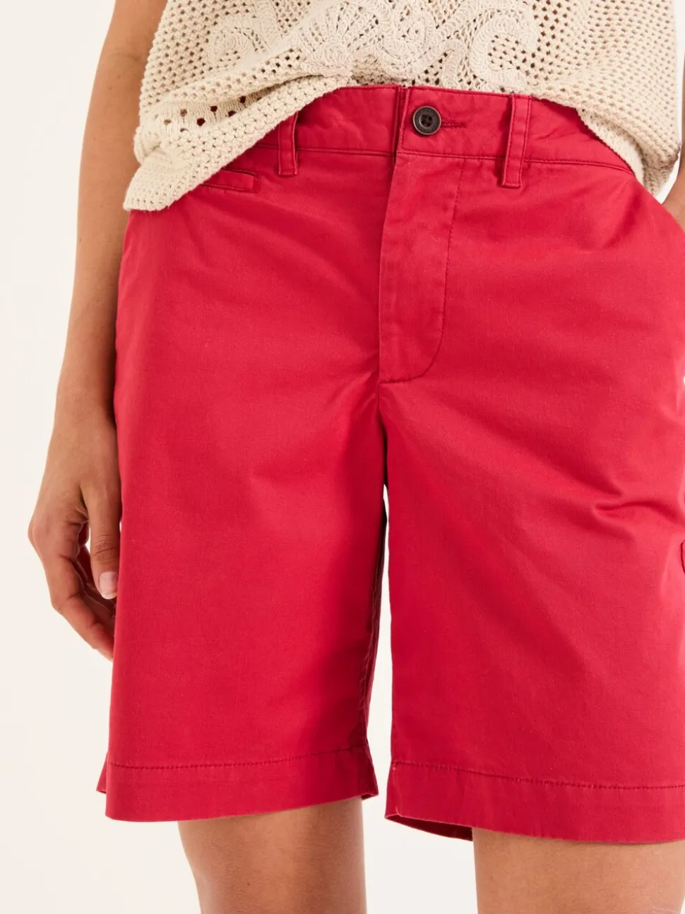 FatFace Sandown Rust Red Chino Shorts
