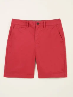 FatFace Sandown Rust Red Chino Shorts