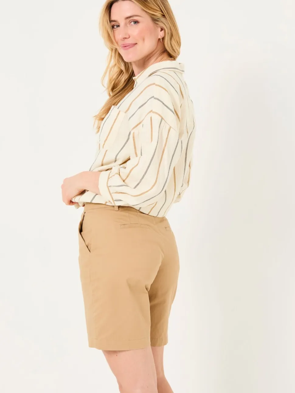 FatFace Sandown Stone Chino Shorts