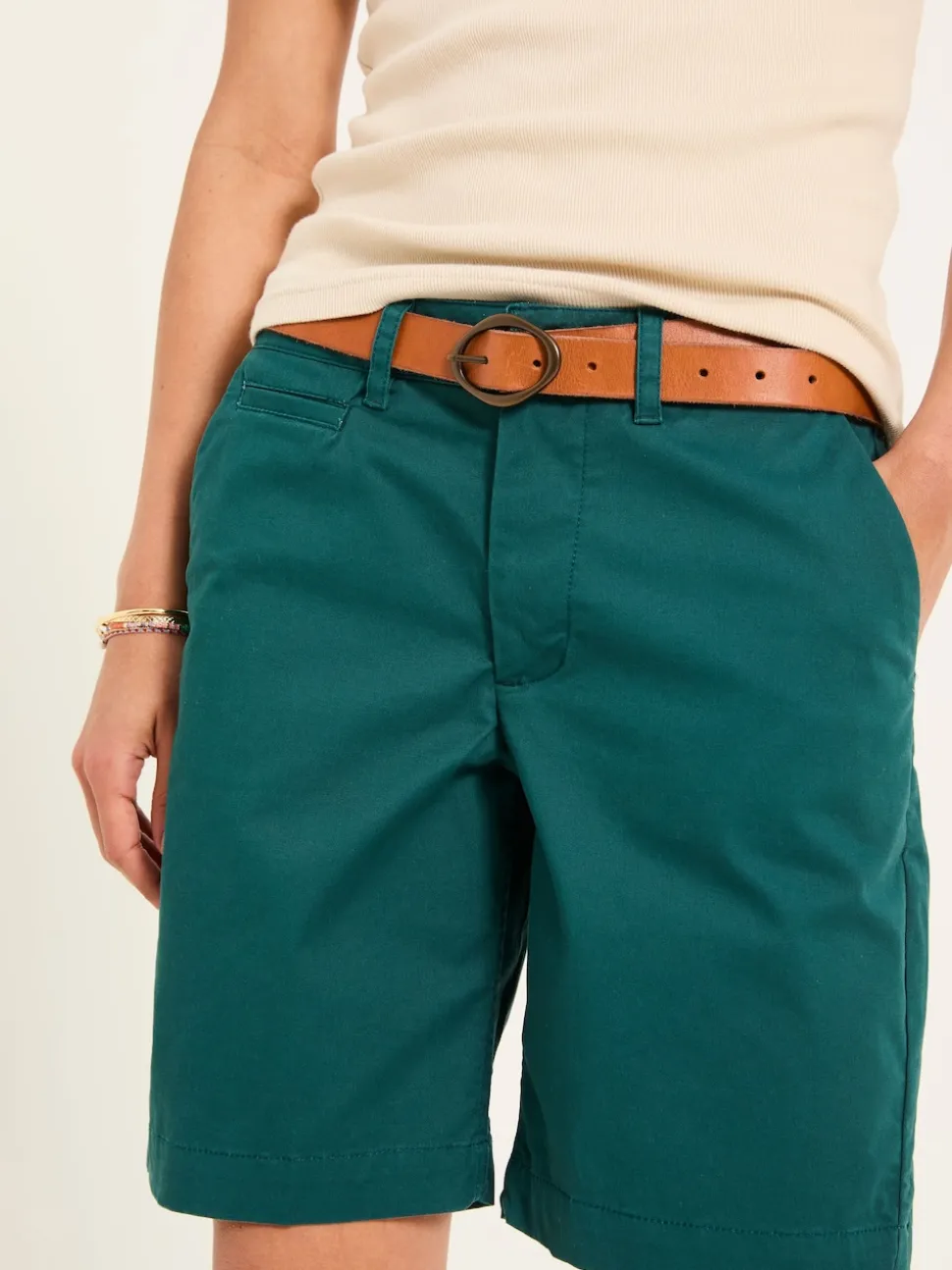FatFace Sandown Teal Blue Chino Shorts