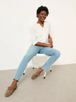 FatFace Shenley Bleach Denim Slim Jeans