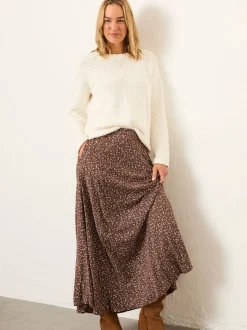 FatFace Sophia Ivory Knitted Slub Jumper