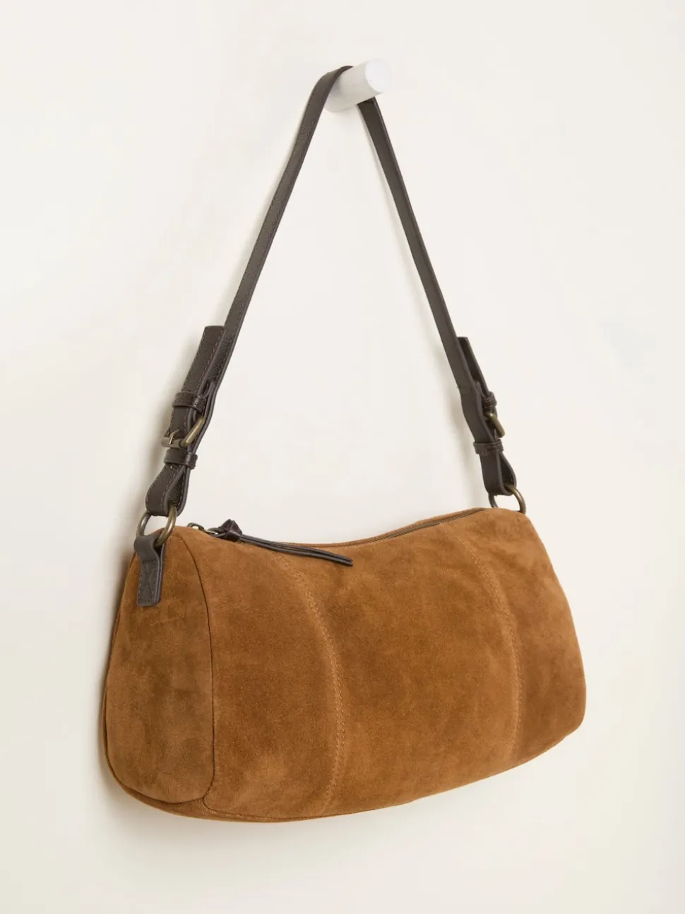 FatFace Tan Brown Suede Shoulder Bag