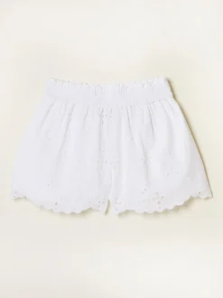 FatFace White Beachwear Shell Cutwork Short