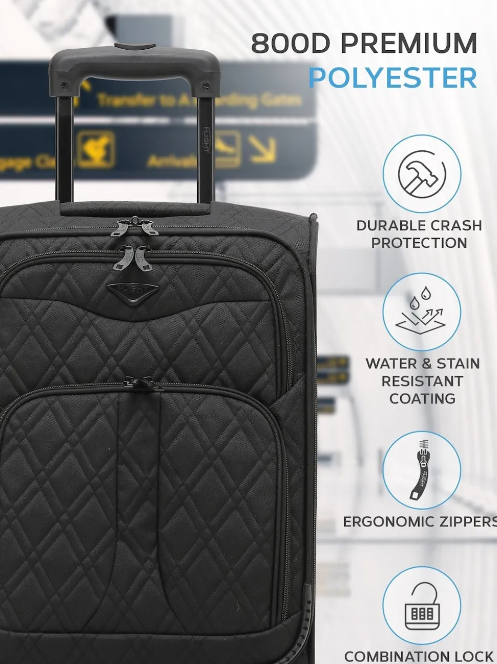 Flight Knight Soft Case Carry On Suitcase Hand Luggage