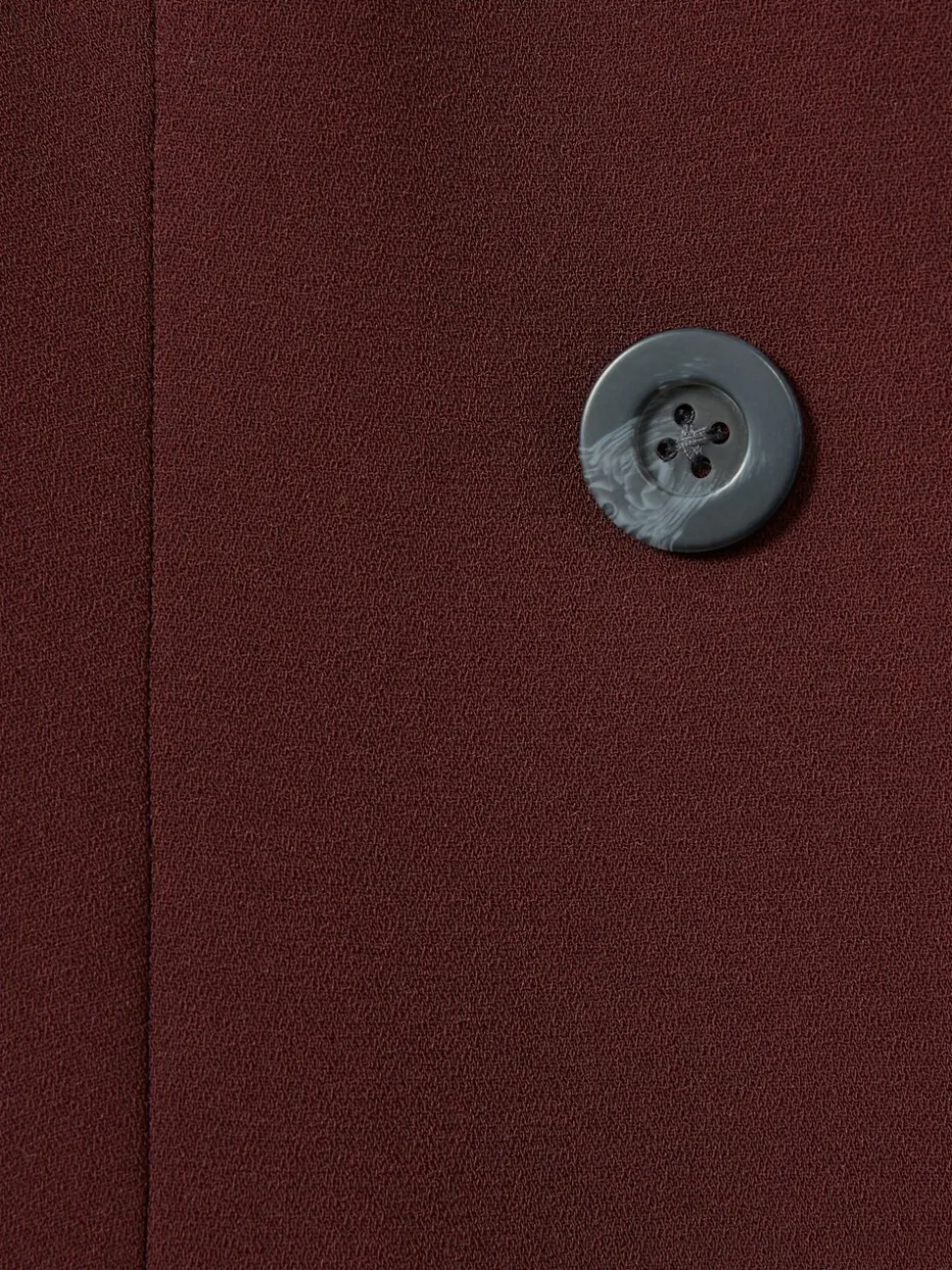 Florere Burgundy Collarless Double Breasted Blazer