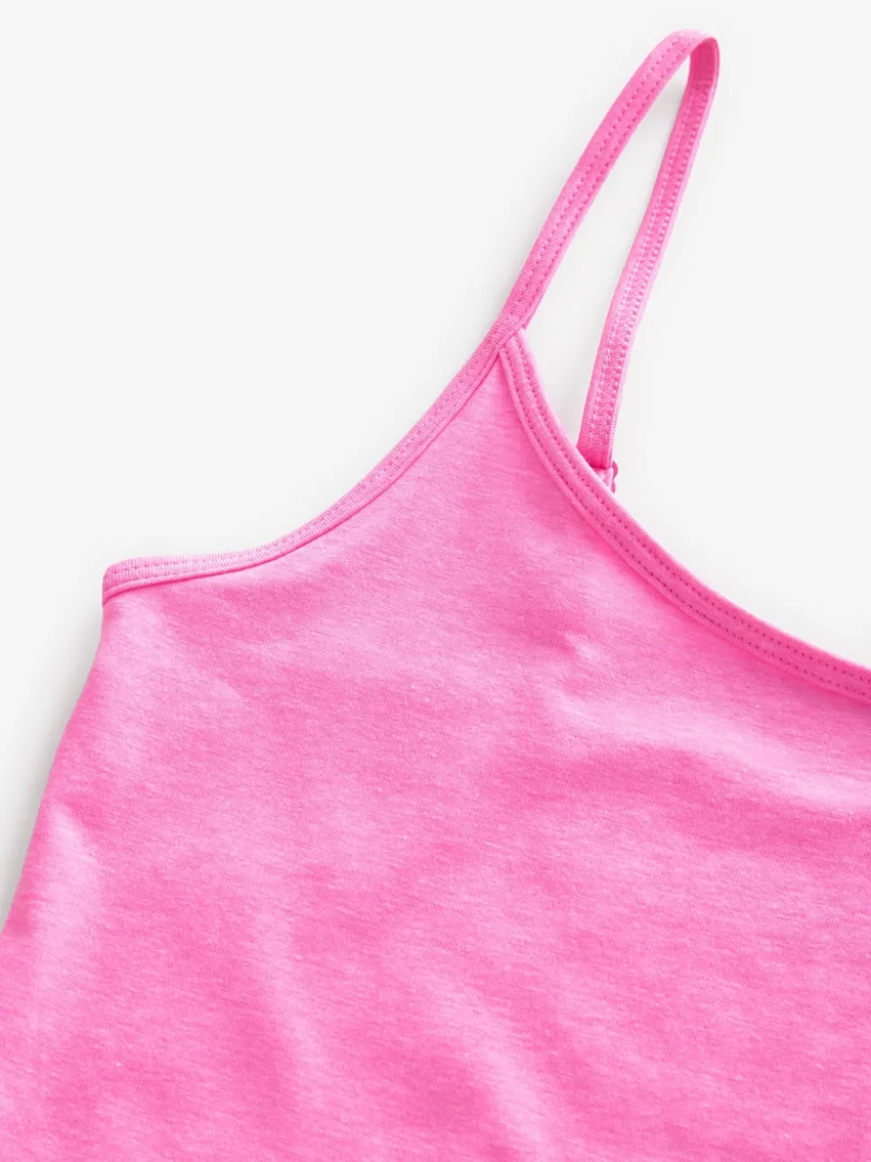 Fluoro Pink Thin Strap Vest
