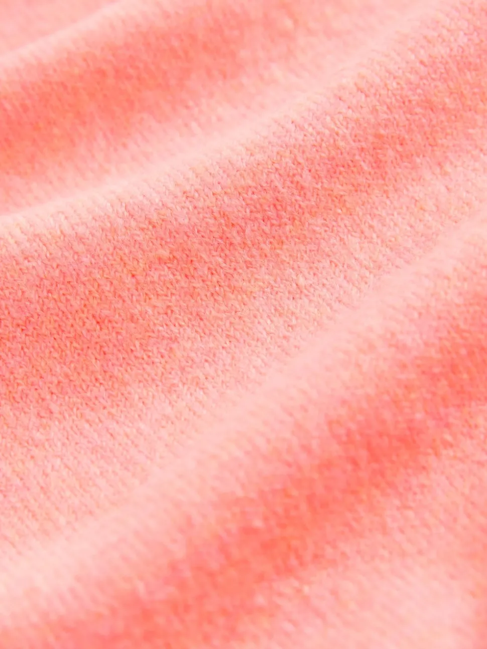 Fluro Coral Supersoft Short Sleeve Knitted Top