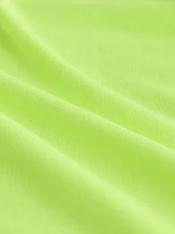 Fluro Green Active Lightweight Open Back Tank Vest