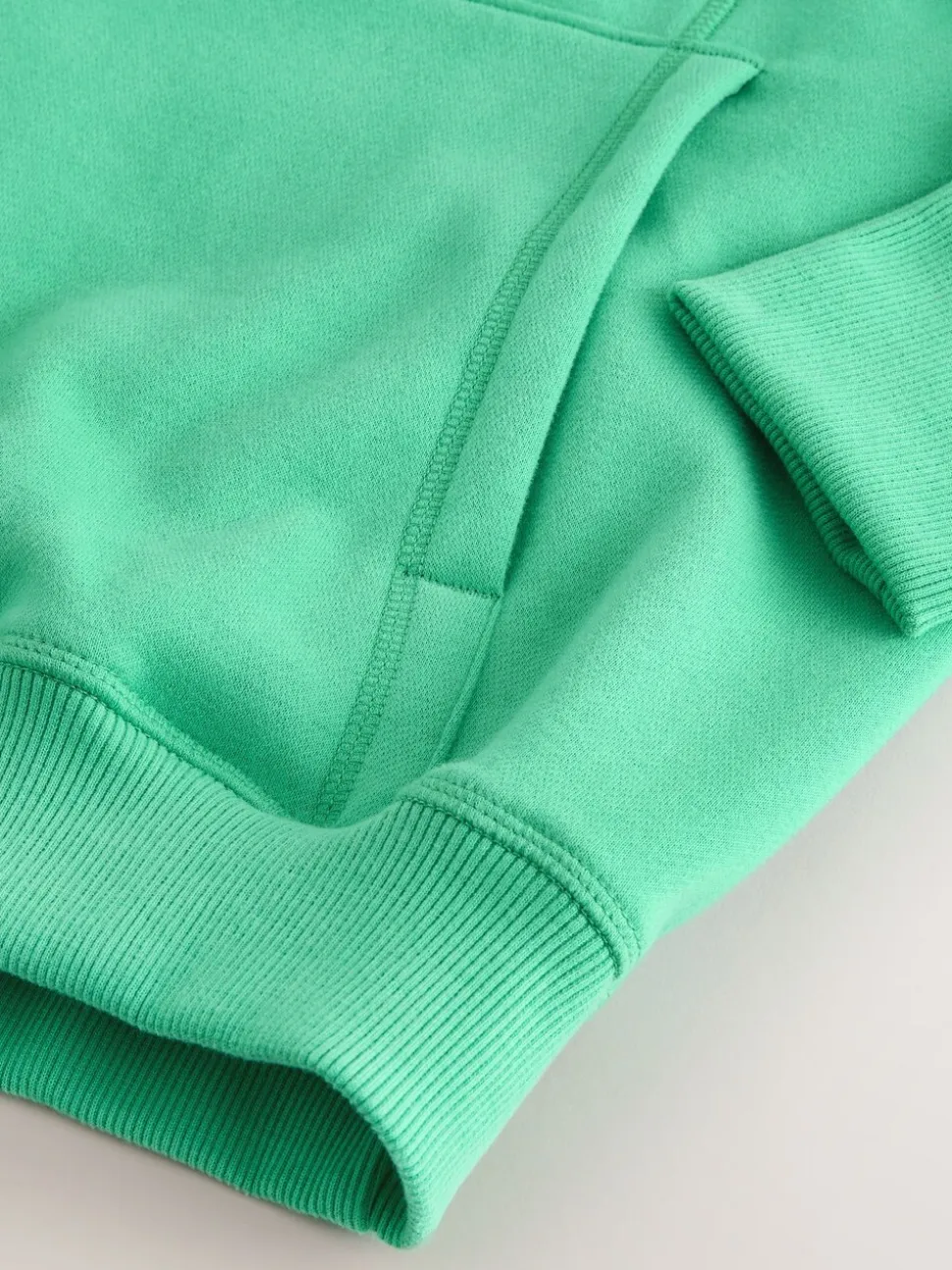 Fluro Green Relaxed Fit Longline Hoodie