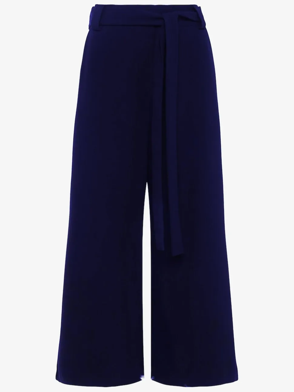 French Connection Blue Whisper Belted Culottes