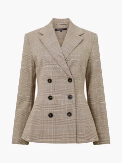 French Connection Brown Chester Bmb Brmu Blazer
