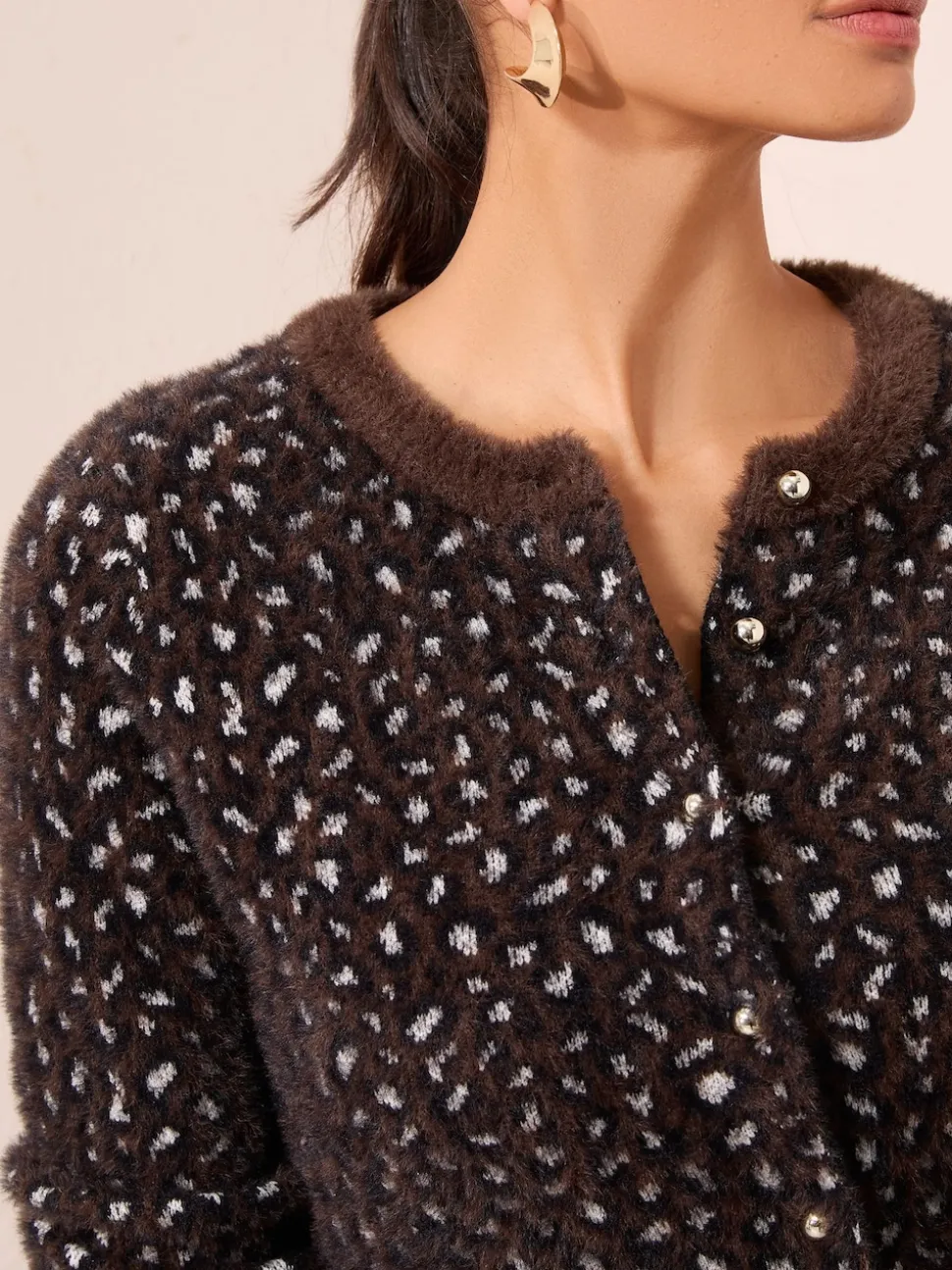Friends Like These Animal Eyelash Cardigan