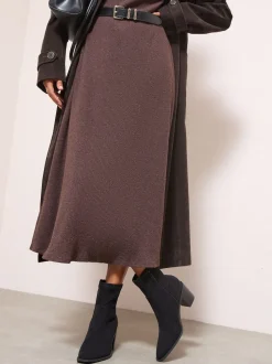 Friends Like These Black Faux Suede Mid Heel Western Style Smart Sock Ankle Boots