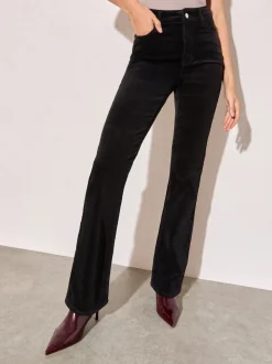 Friends Like These Black Bootcut Corduroy Trousers