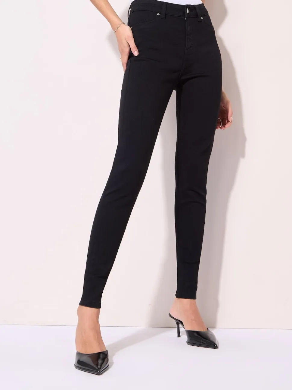 Friends Like These Black High Waisted Jeggings