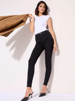 Friends Like These Black High Waisted Jeggings