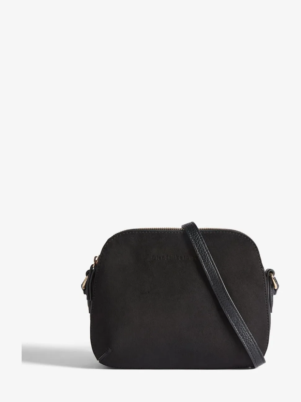 Friends Like These Black Double Compartment Cross-Body Bag