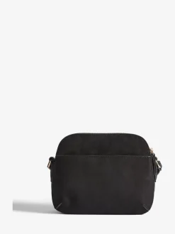 Friends Like These Black Double Compartment Cross-Body Bag