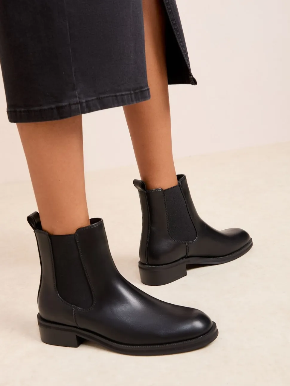 Friends Like These Black Comfort Chelsea Ankle Boots