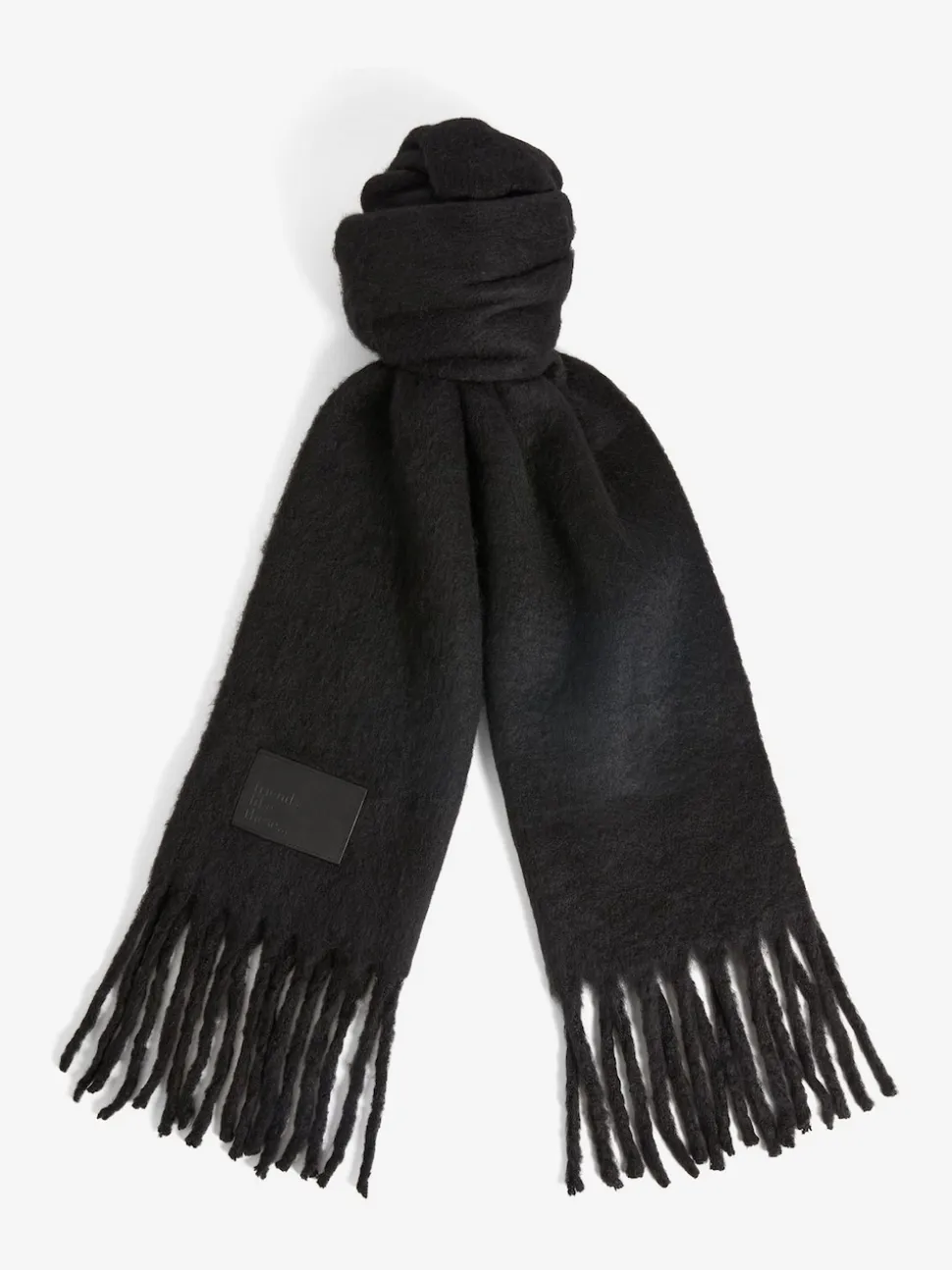 Friends Like These Black Cosy Brushed Blanket Scarf