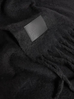 Friends Like These Black Cosy Brushed Blanket Scarf