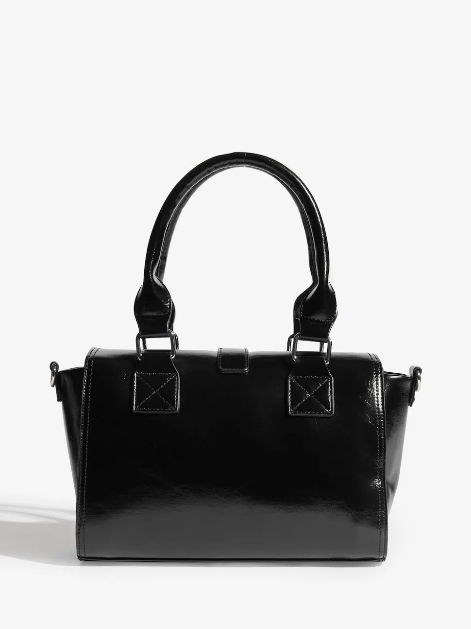 Friends Like These Black Padlock Pocket Bag