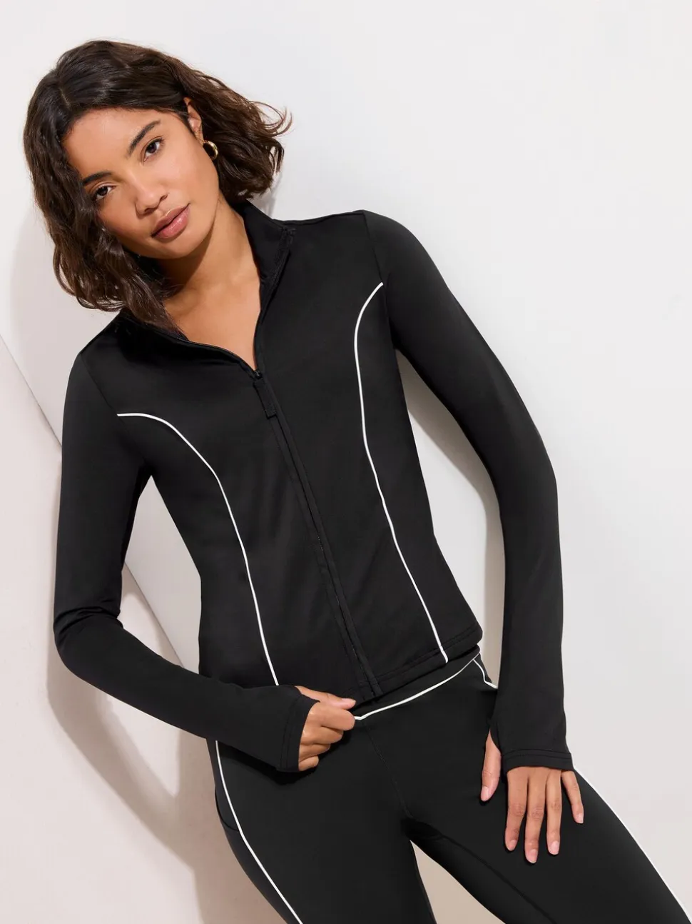 Friends Like These Black Studio Zip Through Jacket