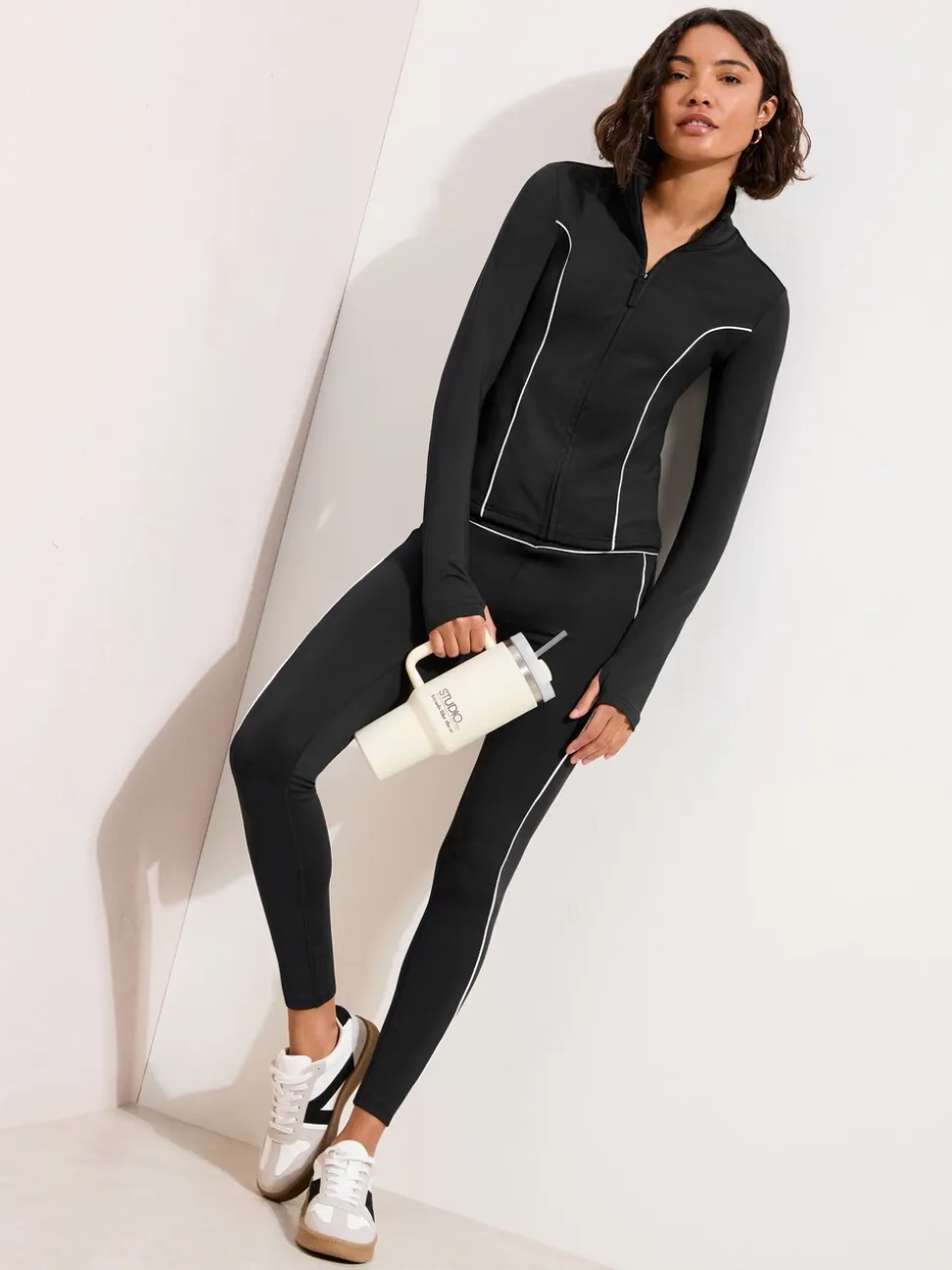 Friends Like These Black Studio Zip Through Jacket