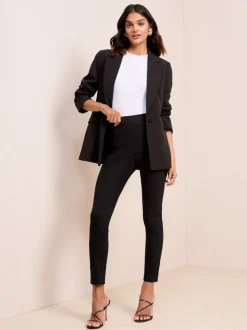 Friends Like These Black Petite Sculpting Stretch Slim Trousers