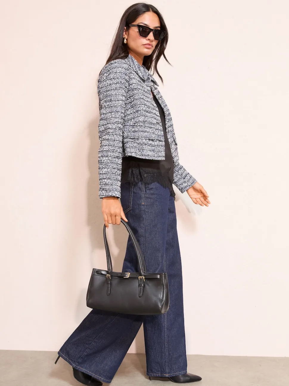 Friends Like These Blue Boucle Trophy Jacket