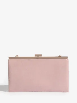 Friends Like These Blush Pink Suedette Occasion Clutch Bag