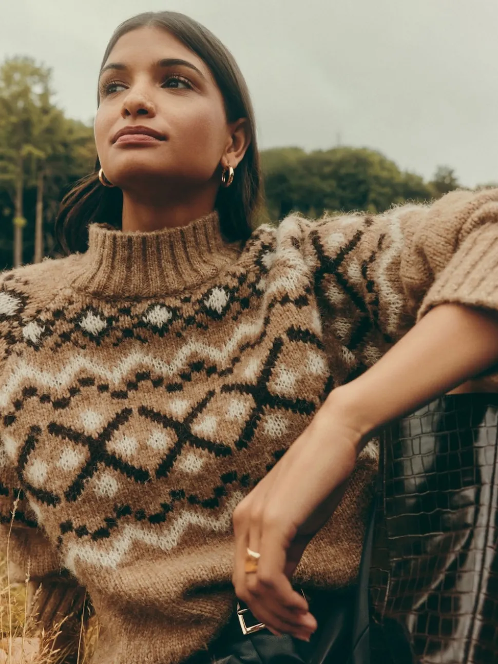 Friends Like These Brown Fairisle Jumper