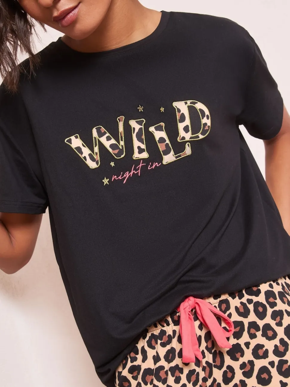 Friends Like These Brown Wild Night In Pyjamas Set