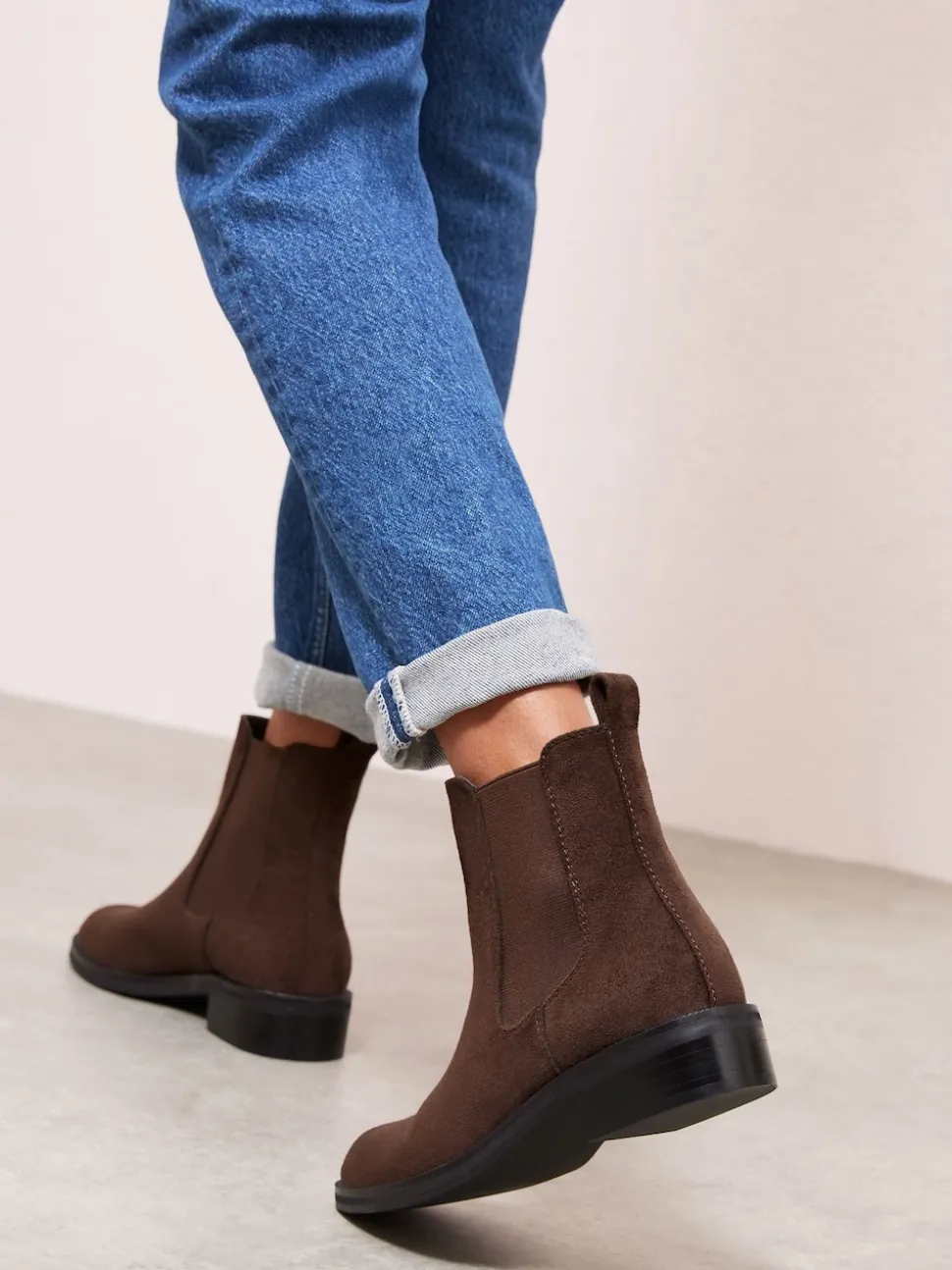 Friends Like These Chocolate Brown Comfort Chelsea Ankle Boots