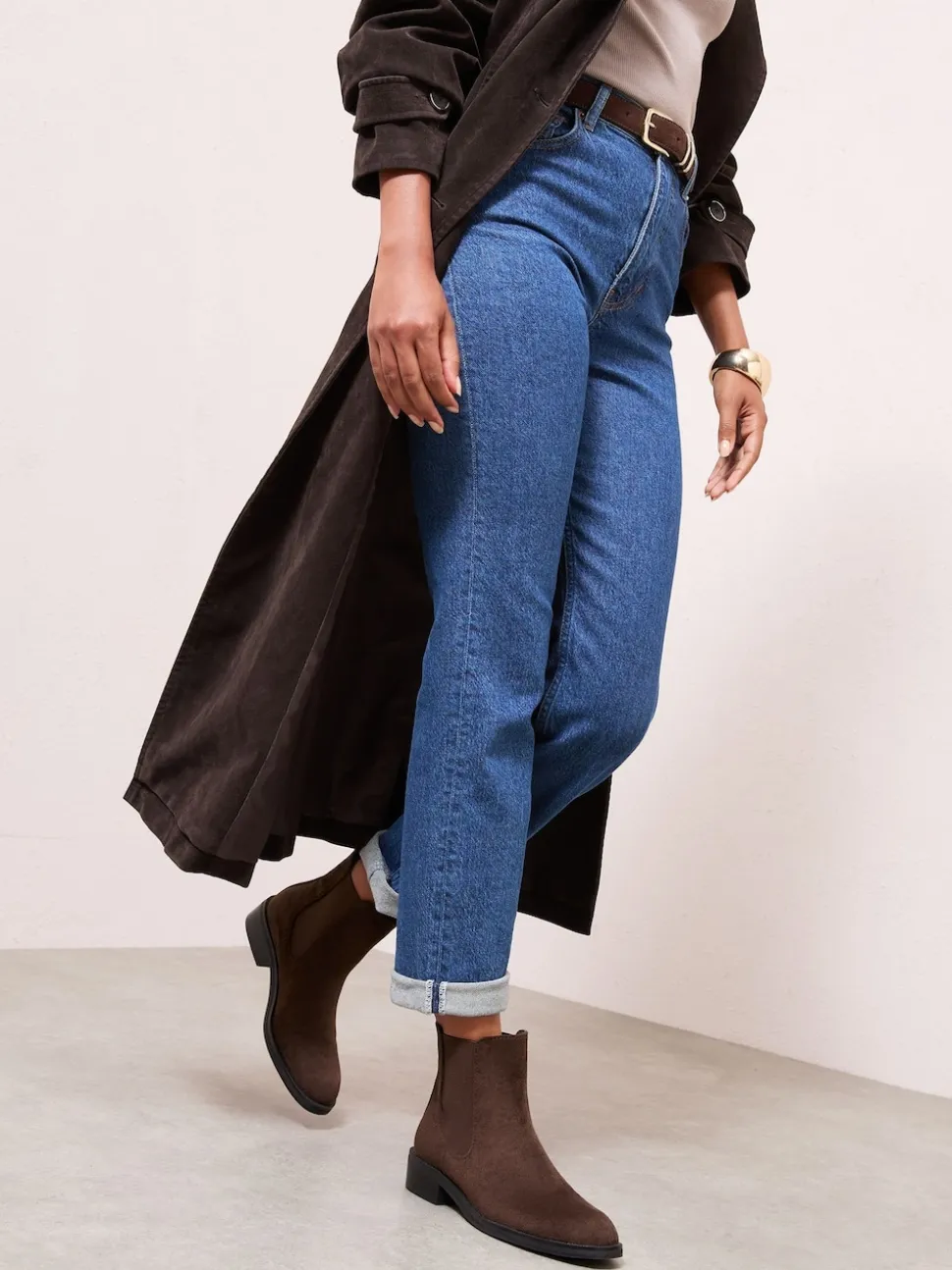 Friends Like These Chocolate Brown Comfort Chelsea Ankle Boots