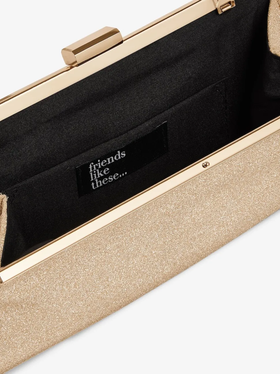Friends Like These Gold Occasion Clutch Bag