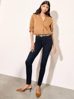 Friends Like These Inky Blue High Waisted Jeggings