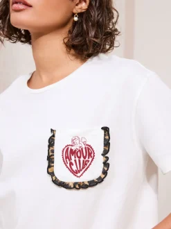 Friends Like These Leopard Valentines Amour Short Sleeve Pyjamas