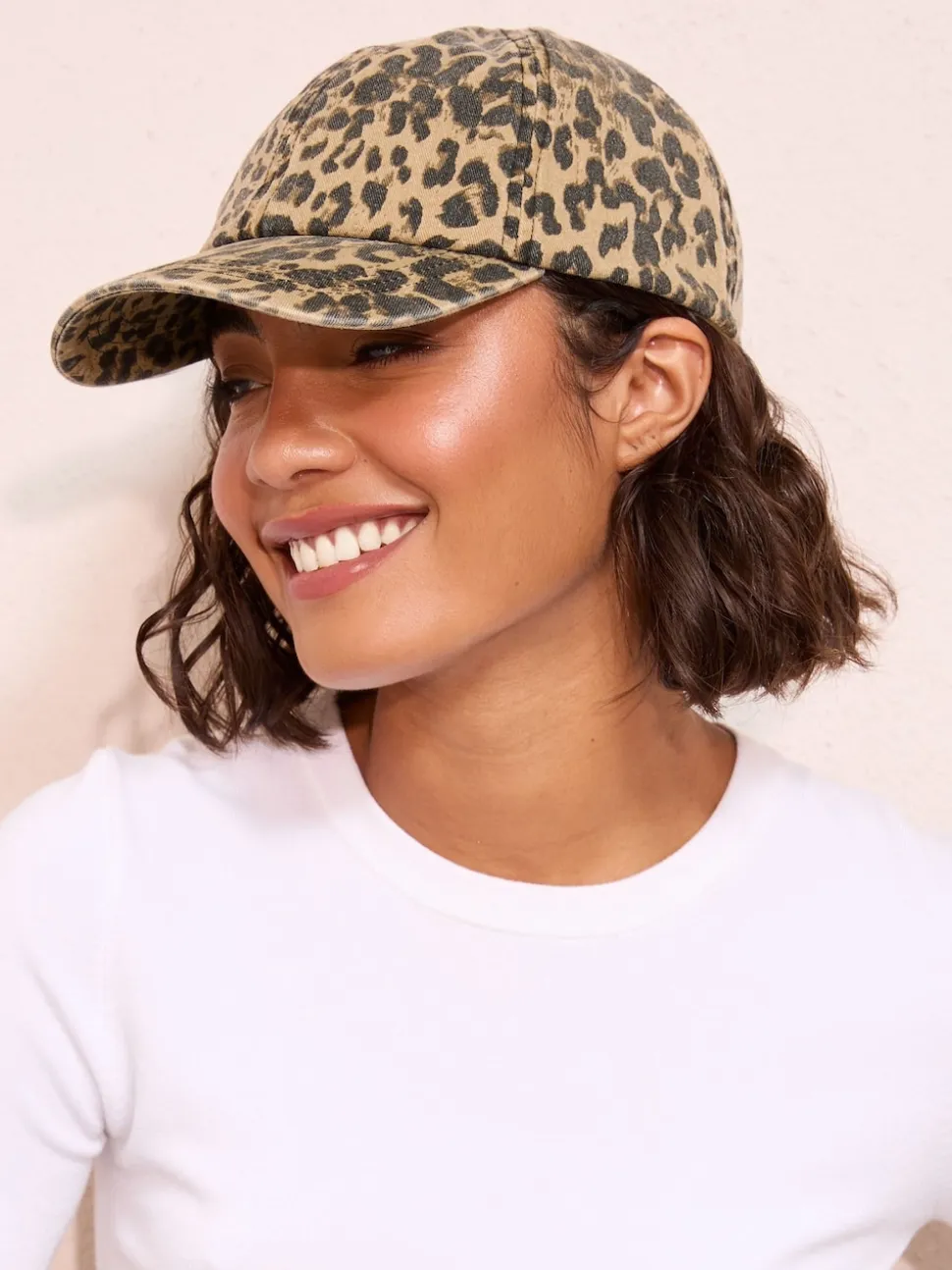 Friends Like These Leopard Print Baseball Cap