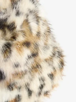 Friends Like These Leopard Print Faux Fur Bucket Hat